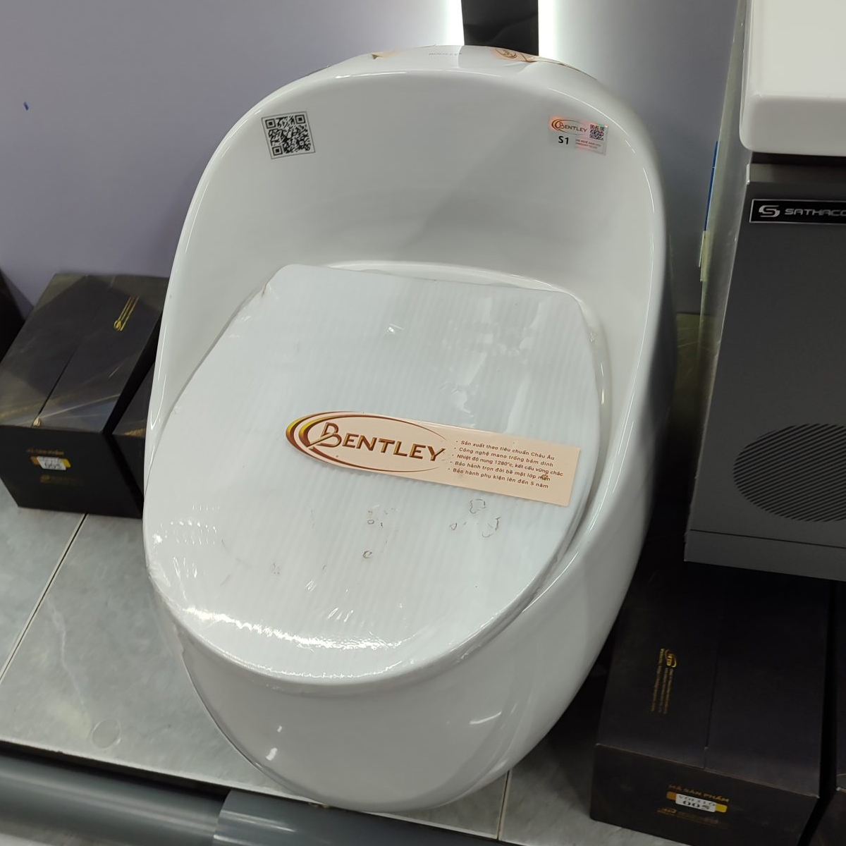 Bồn cầu giá rẻ T2-A – Bồn cầu quả trứng màu trắng